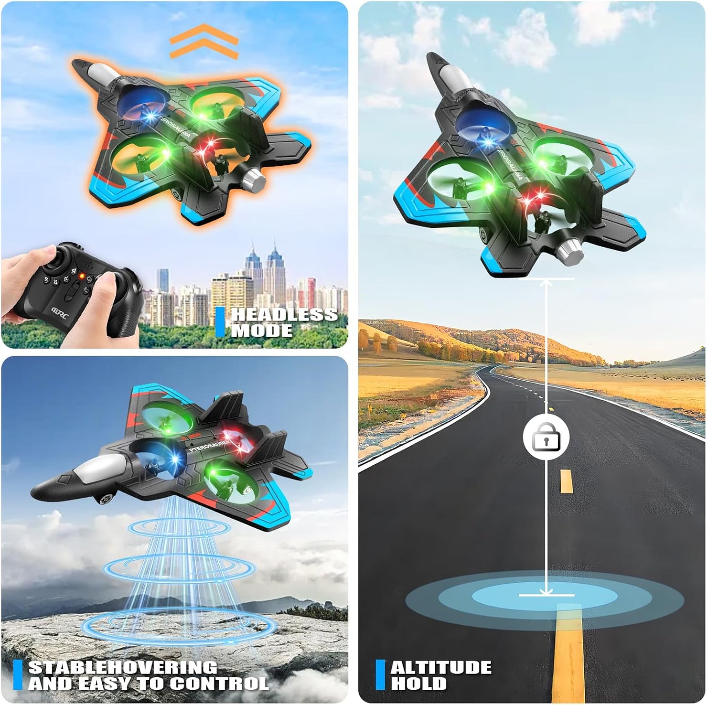 Rolling - Flying jet